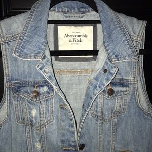 A&F Denim Vest